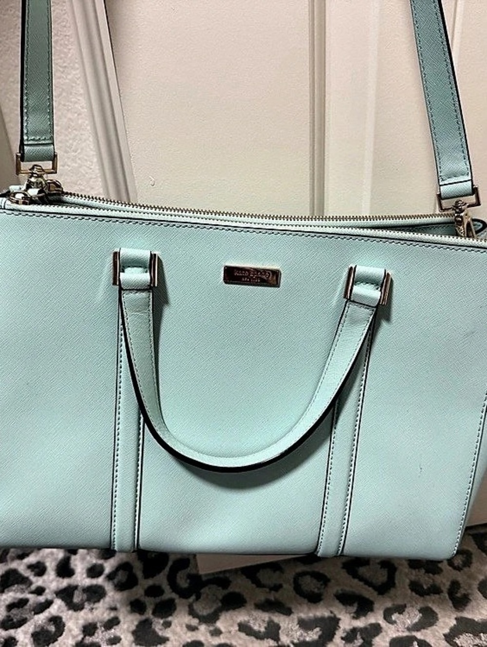 kate spade new york Cedar Street Maise Satchel Shoulder Bag Blue